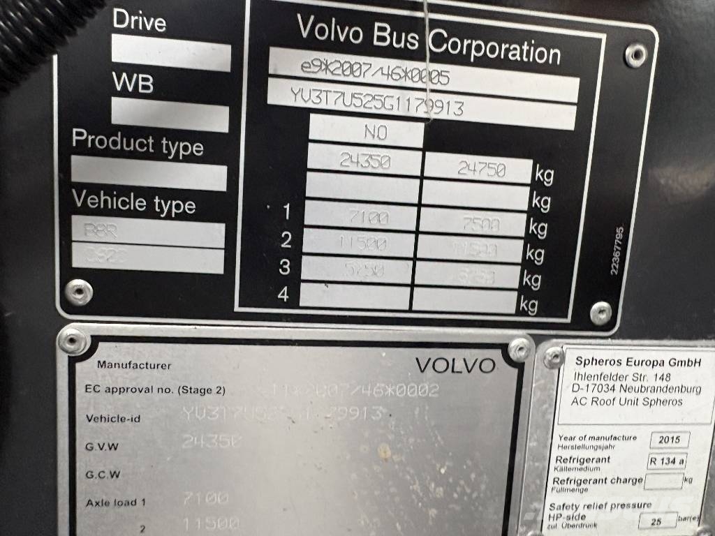 Volvo 8900 حافلة داخل المدينة