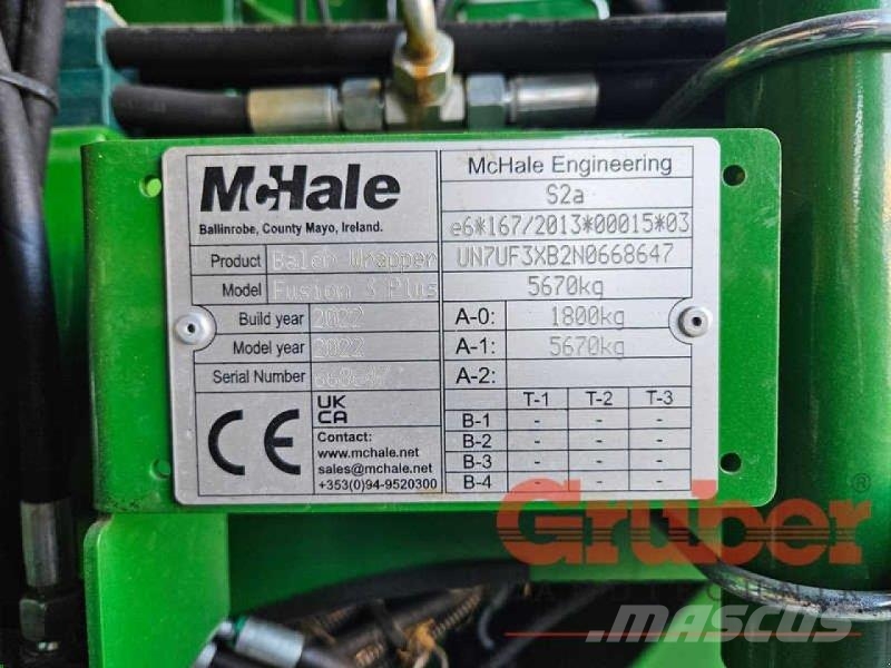 McHale Fusion 3 Plus Muut maatalouskoneet
