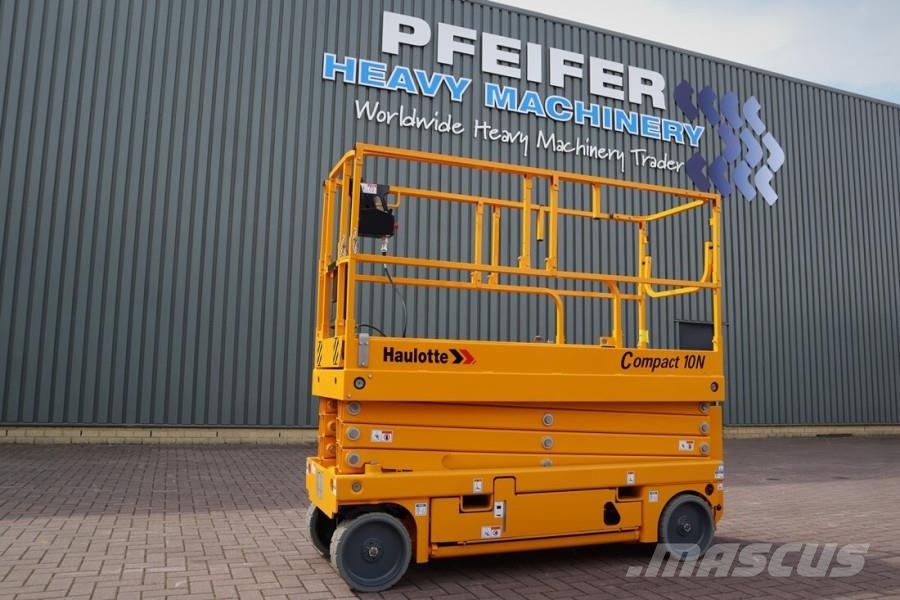 Haulotte Compact 10N Valid Iinspection, *Guarantee! 10m Wor Scissor lifts