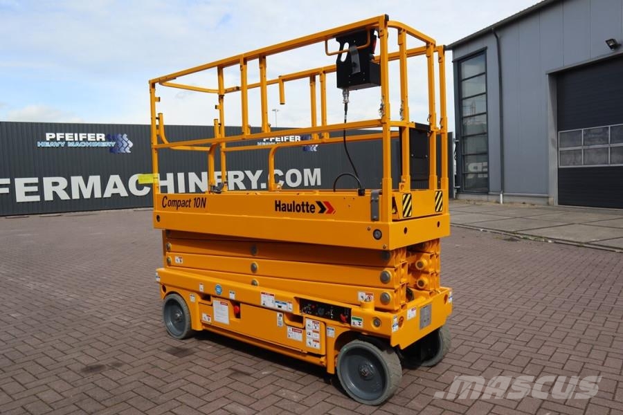 Haulotte Compact 10N Valid Iinspection, *Guarantee! 10m Wor Scissor lifts