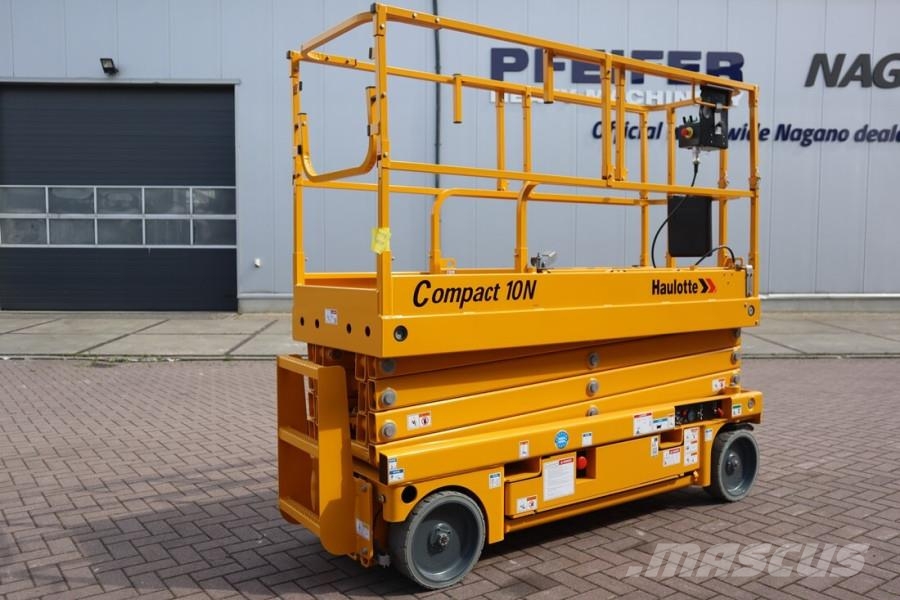 Haulotte Compact 10N Valid Iinspection, *Guarantee! 10m Wor Scissor lifts