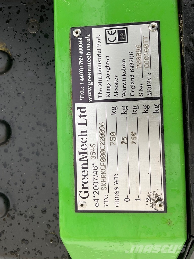 Greenmech QuadChip 160D Medienos smulkintuvai