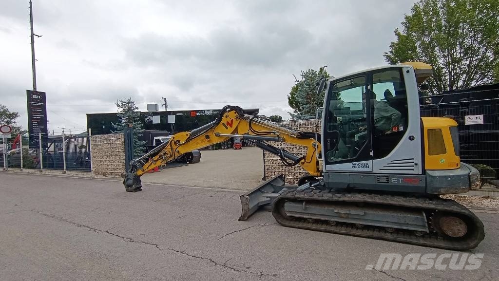 Wacker Neuson ET 90 Minibagger, Powertilt, MS08-Schnellwechsler Midi ekskavatörler 7 - 12 t
