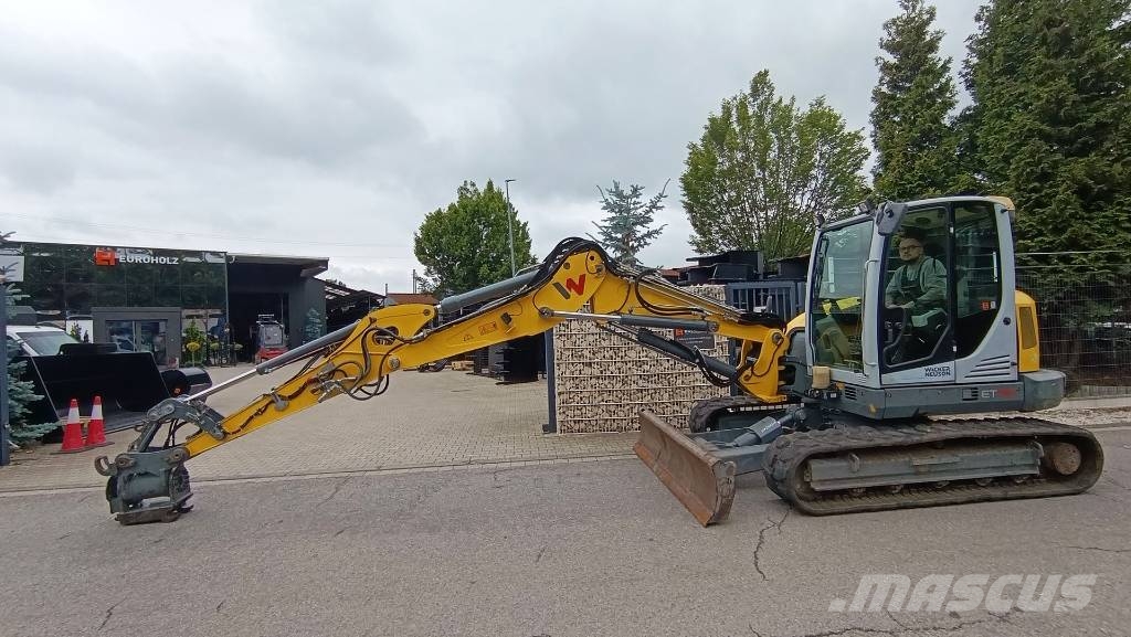 Wacker Neuson ET 90 Minibagger, Powertilt, MS08-Schnellwechsler Midi ekskavatörler 7 - 12 t