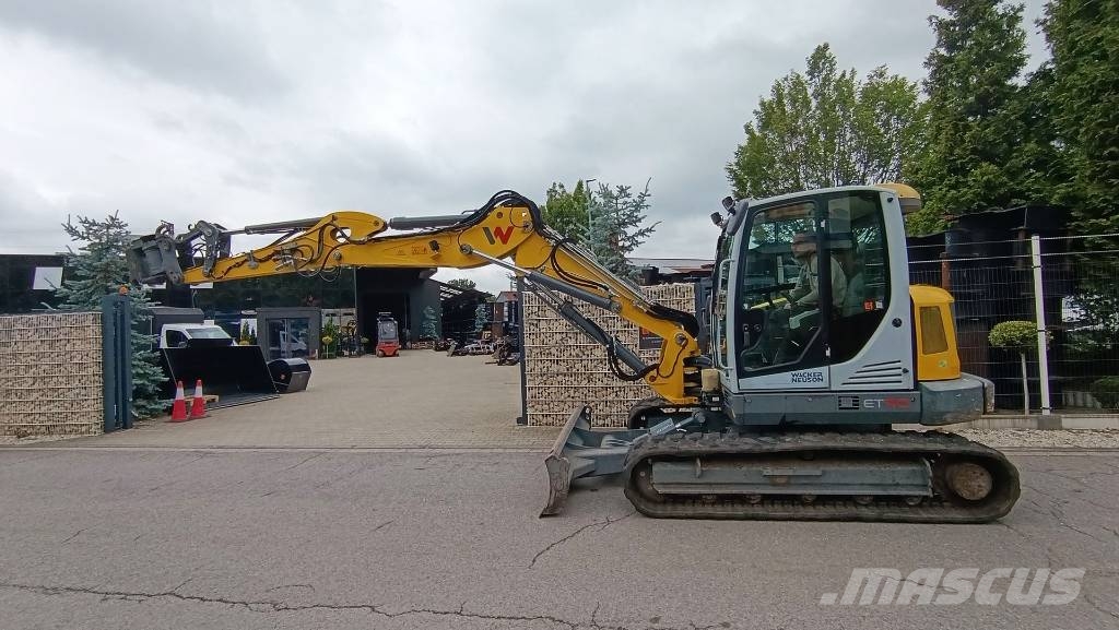 Wacker Neuson ET 90 Minibagger, Powertilt, MS08-Schnellwechsler Midi ekskavatörler 7 - 12 t