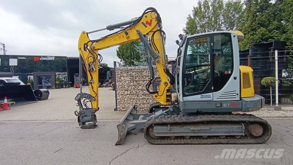 Wacker Neuson ET 90 Minibagger, Powertilt, MS08-Schnellwechsler Midi ekskavatörler 7 - 12 t