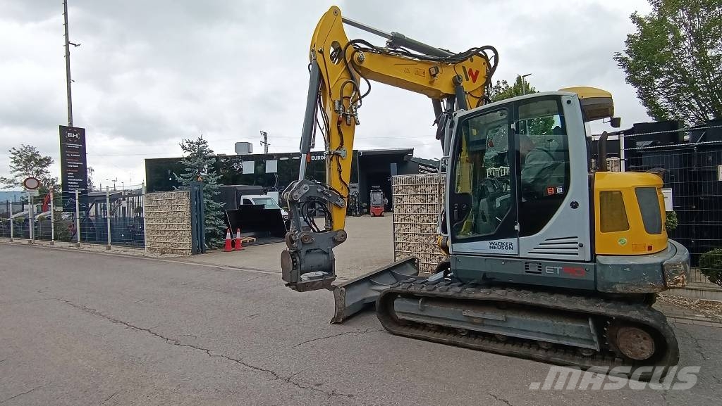 Wacker Neuson ET 90 Minibagger, Powertilt, MS08-Schnellwechsler Midi ekskavatörler 7 - 12 t