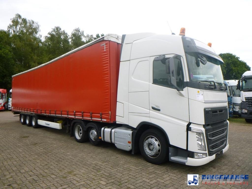 Volvo + Krone FH 460 6x2 Euro 6 + Curtain side trailer S Vlačilci