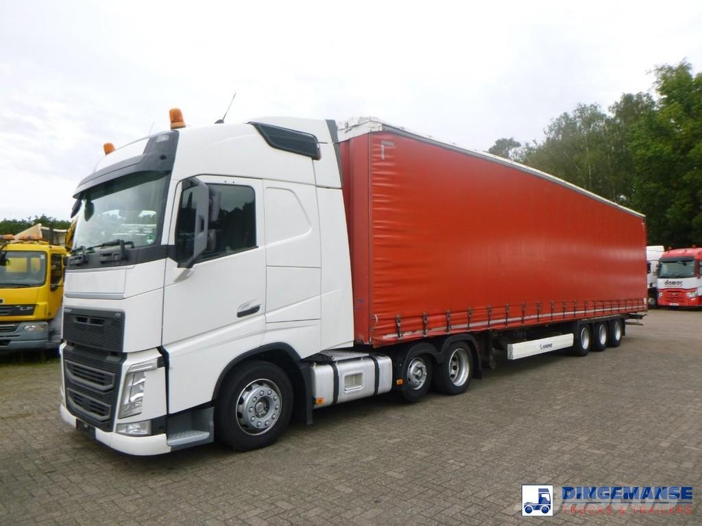 Volvo + Krone FH 460 6x2 Euro 6 + Curtain side trailer S Vlačilci