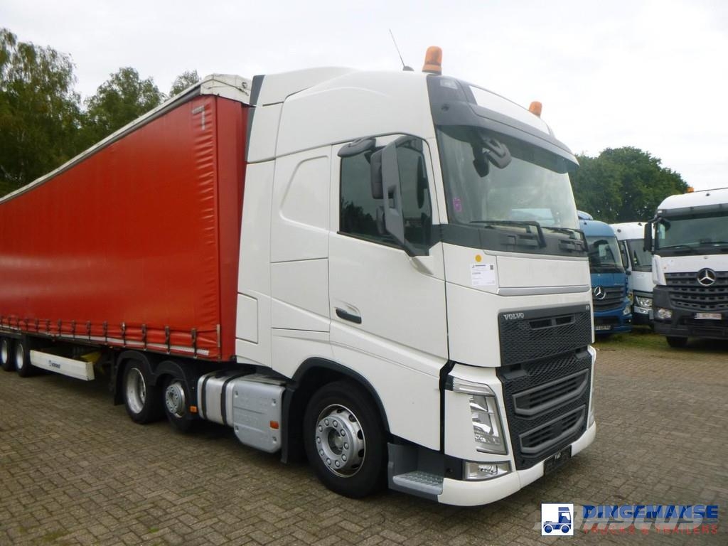 Volvo + Krone FH 460 6x2 Euro 6 + Curtain side trailer S Vlačilci
