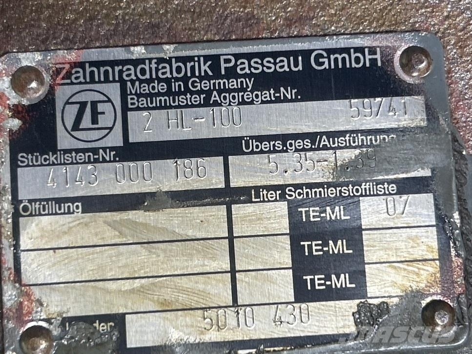 Liebherr A914-5010430-ZF 2HL-100-Transmission/Getriebe Transmission