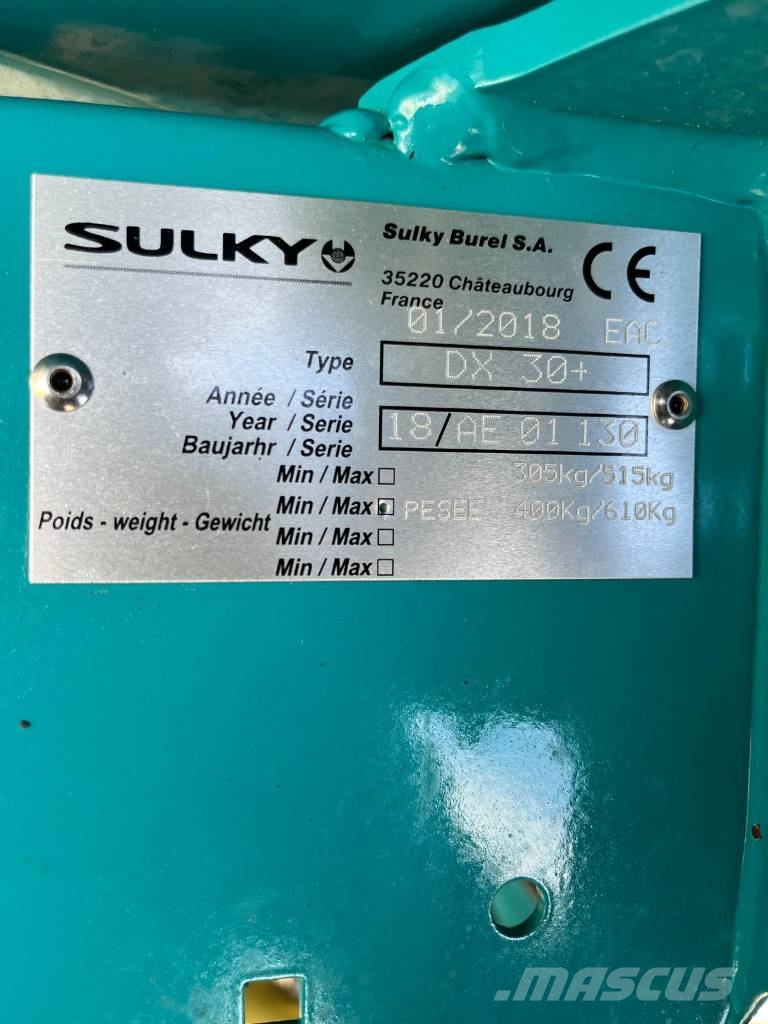 Sulky DX 30+ kunstmeststrooier (Nieuw staat) Lannoitteenlevittimet