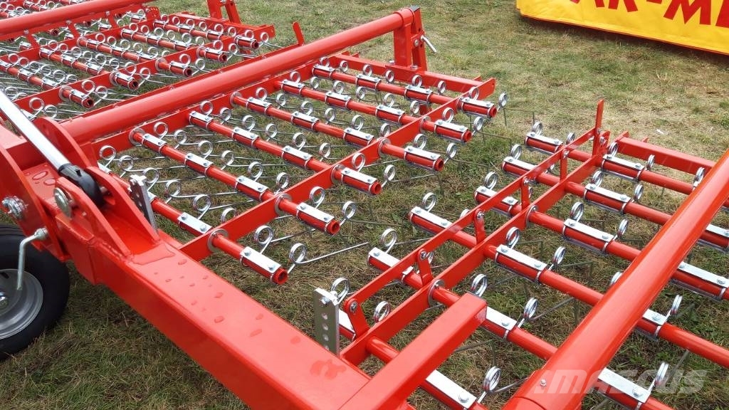 Jar-Met harrow / weeder 6m, hydraulic frame / chwastownik 其他耕耘機和配件