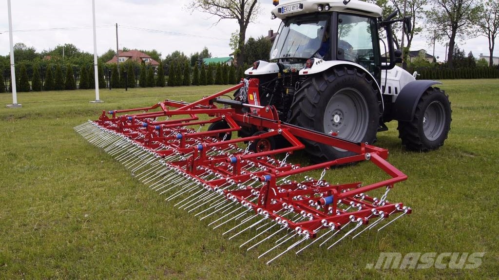 Jar-Met harrow / weeder 6m, hydraulic frame / chwastownik 其他耕耘機和配件