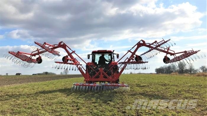 Jar-Met harrow / weeder 6m, hydraulic frame / chwastownik 其他耕耘機和配件