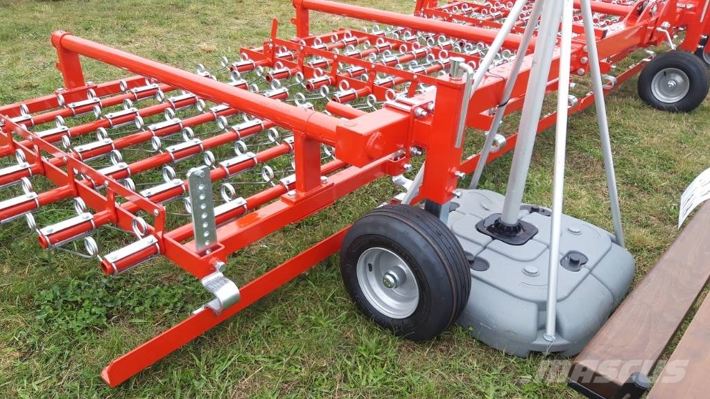 Jar-Met harrow / weeder 6m, hydraulic frame / chwastownik 其他耕耘機和配件