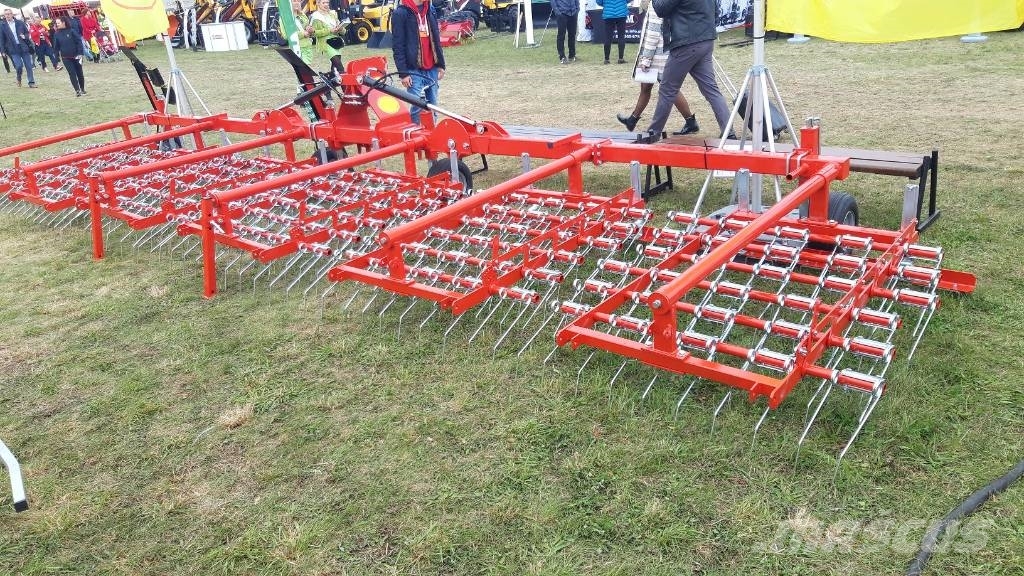 Jar-Met harrow / weeder 6m, hydraulic frame / chwastownik 其他耕耘機和配件