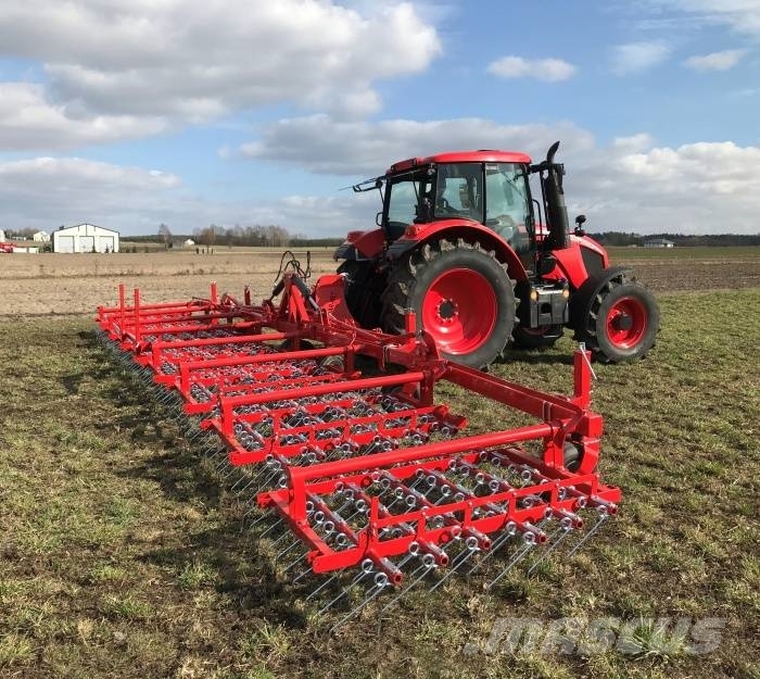 Jar-Met harrow / weeder 6m, hydraulic frame / chwastownik 其他耕耘機和配件