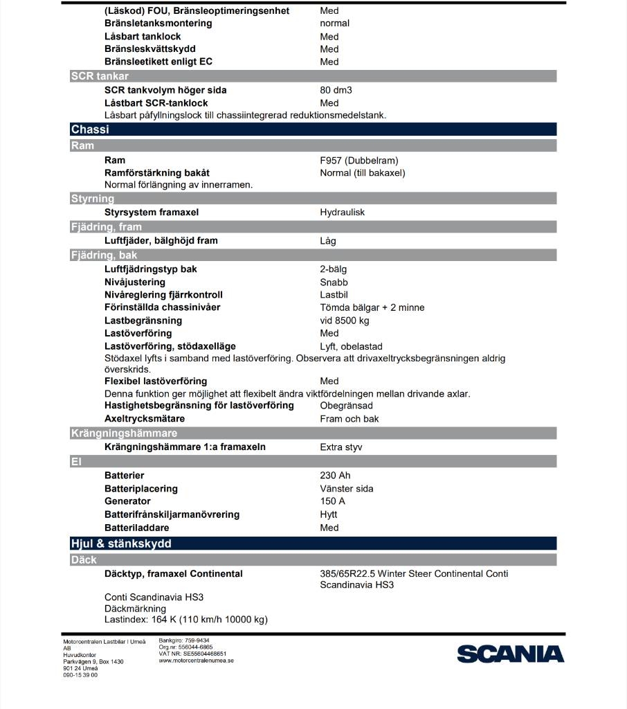 Scania R560 8x4*4 R 560 LB Camiones elevadores de gancho