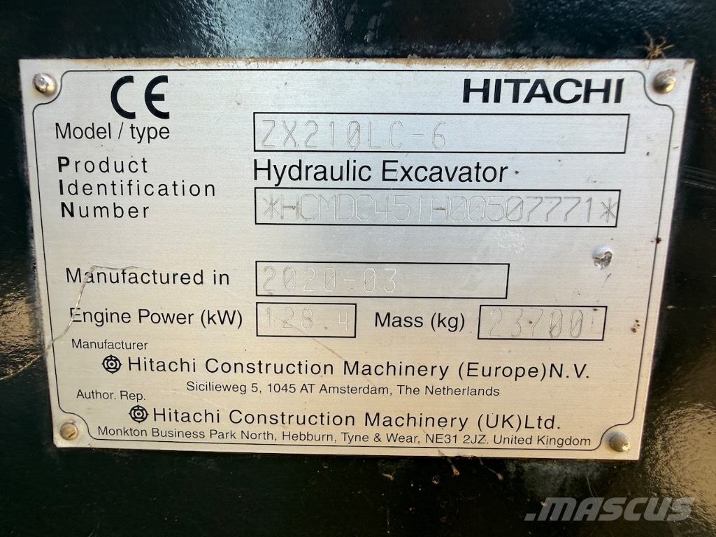 Hitachi ZX 210 LC-6 - ZX 210 LC - ZX 210 - ZX210 履带挖掘机