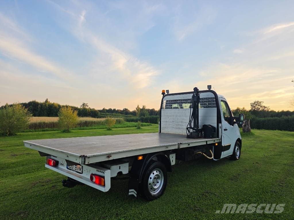 Renault Master HIAB Camiões estrado/caixa aberta