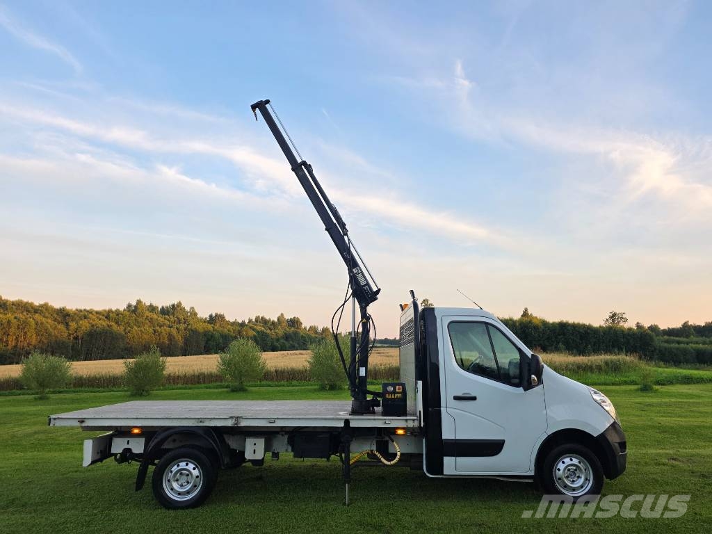 Renault Master HIAB Camiões estrado/caixa aberta