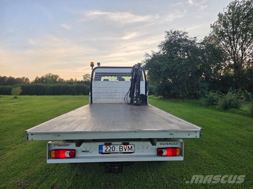 Renault Master HIAB Camiões estrado/caixa aberta