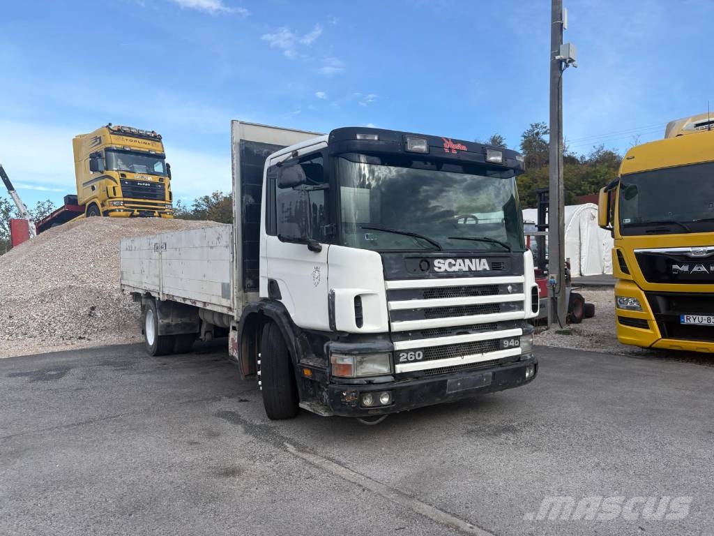Scania P94 260 4x2 Platós / Ponyvás teherautók
