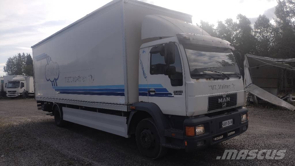MAN 14.224 koko sivuauk kori, pl-nostin rautajouset Umpikorikuorma-autot