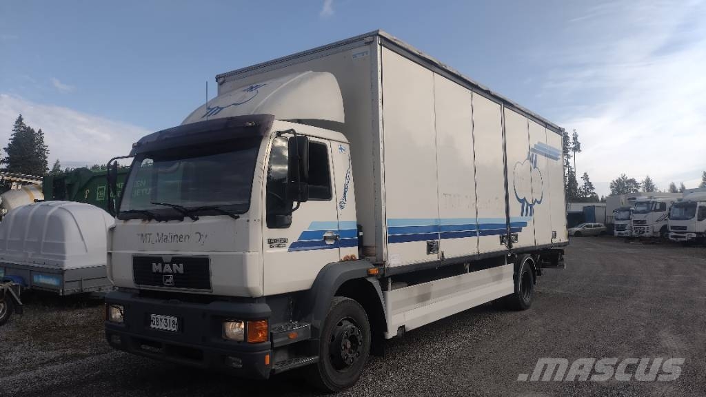 MAN 14.224 koko sivuauk kori, pl-nostin rautajouset Umpikorikuorma-autot