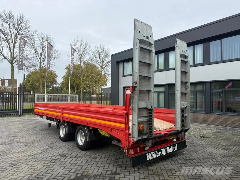Müller-Mitteltal ETÜ-TA 19,0 NG | 2 Axle Low | 19 tons | Loader Tra Poluprikolice labudice