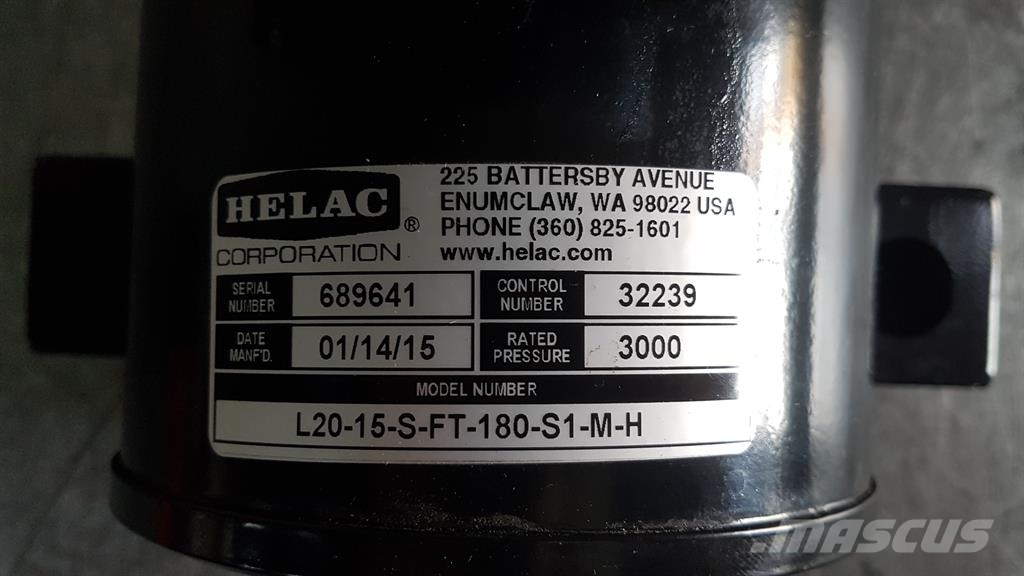 Helac L20-15-S-FT-180-S1-M-H-Rotary actuator/Drehantrieb 液压