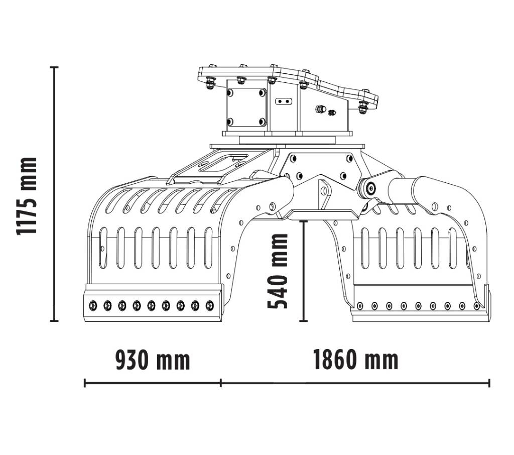 MB Crusher MB-G900 Pašgrābji
