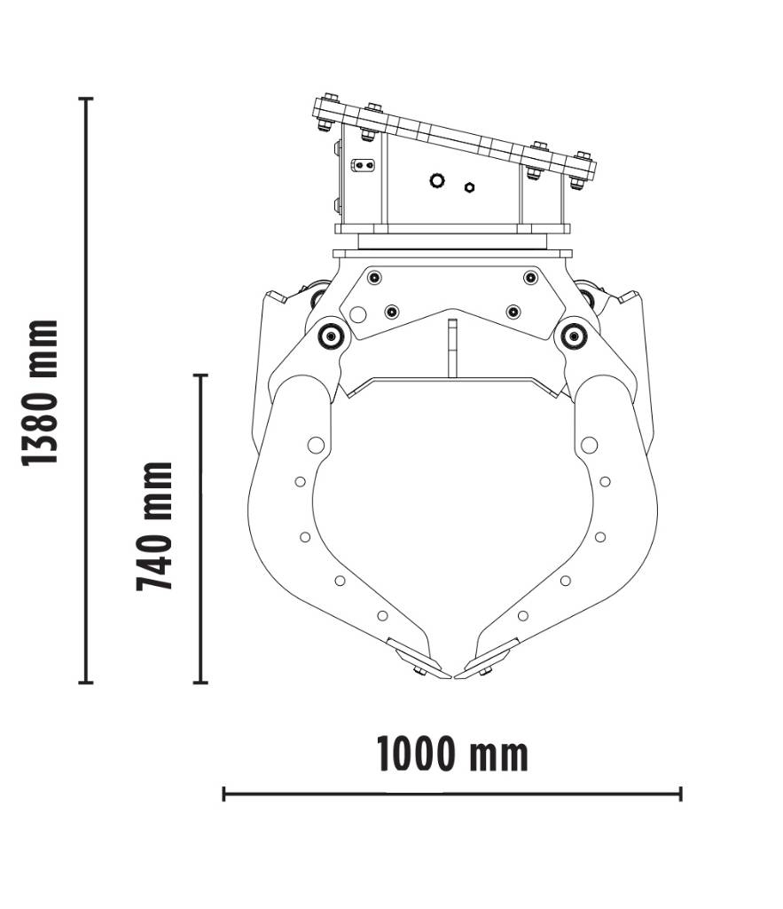 MB Crusher MB-G900 Pašgrābji