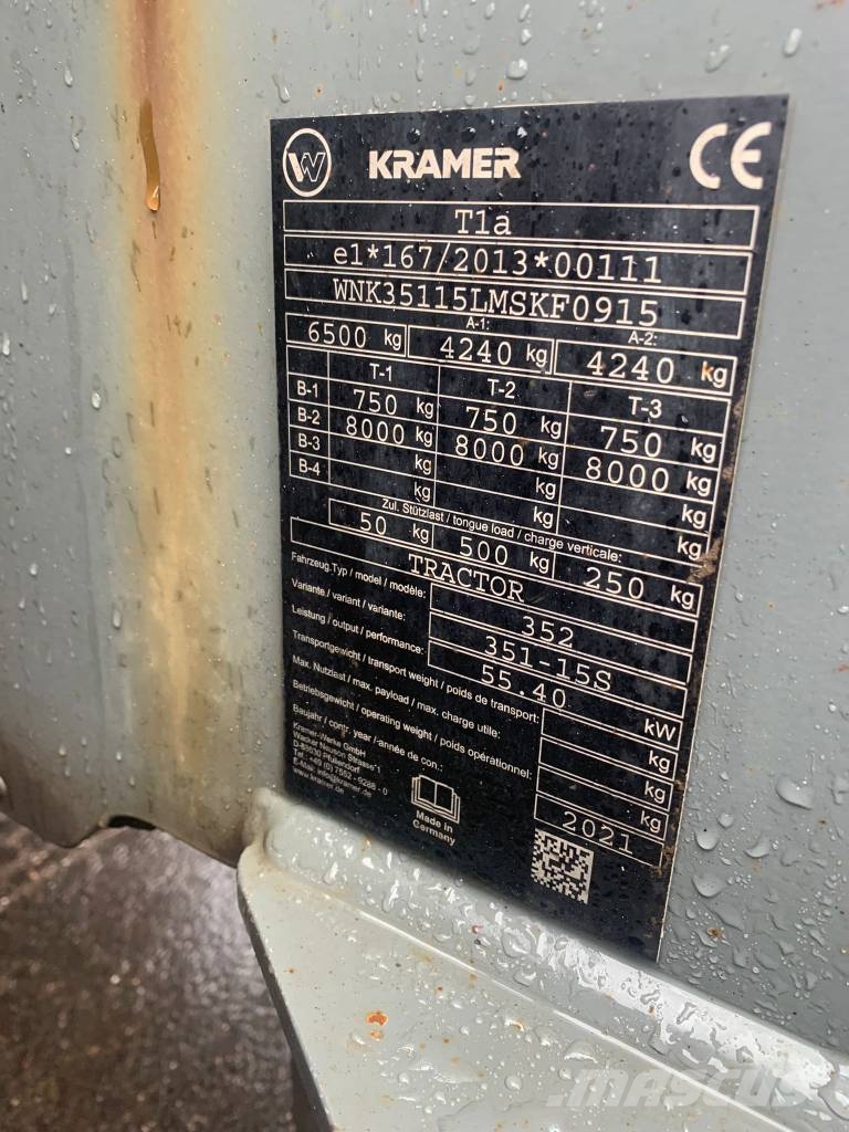 Kramer 8085 Cargadoras sobre ruedas