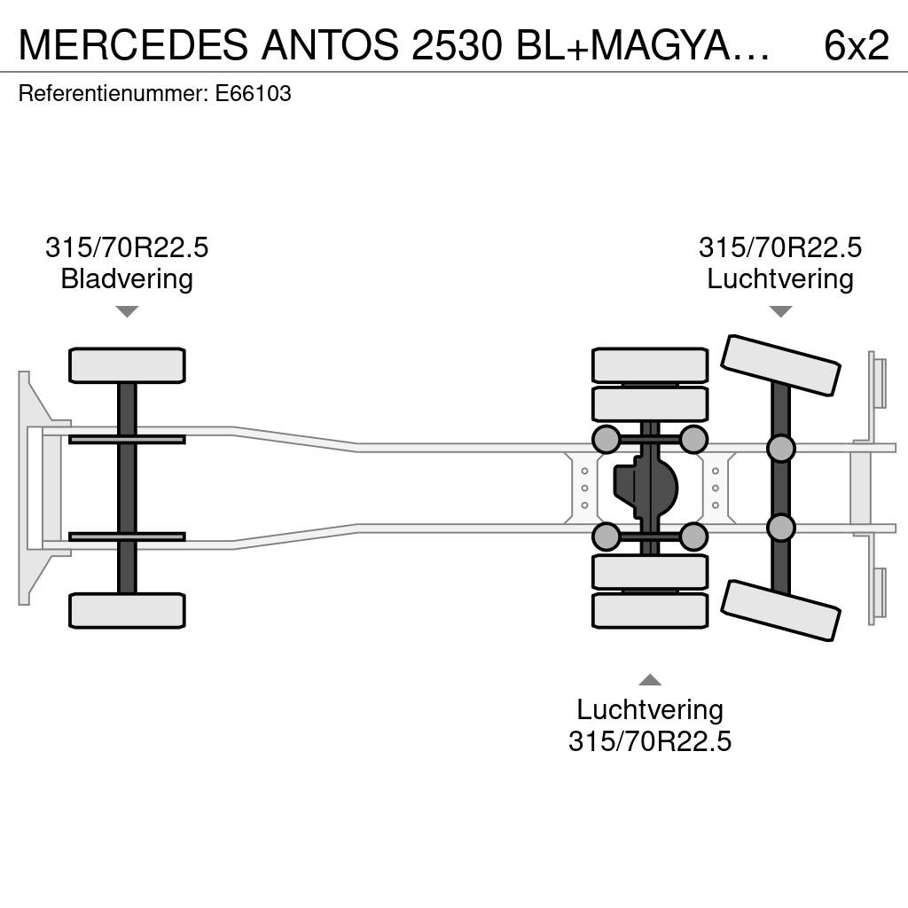 Mercedes-Benz ANTOS 2530 BL+MAGYAR 19.000L/6COMP Вантажівки-цистерни