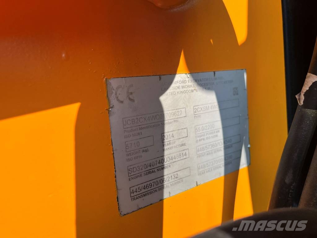 JCB 2 CX Retrocargadoras