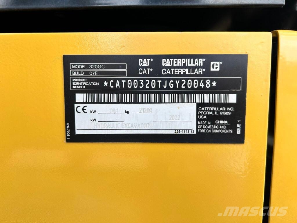 CAT 320-07GC Gravemaskiner på larvebånd