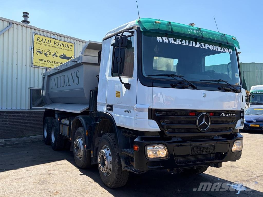 Mercedes-Benz Actros 4141 Kipper - 8x4 - V6 - Big Axles - Manual شاحنات قلابة
