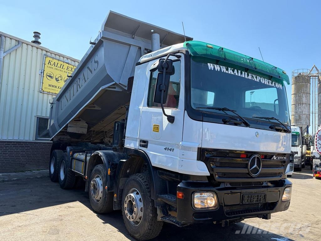 Mercedes-Benz Actros 4141 Kipper - 8x4 - V6 - Big Axles - Manual شاحنات قلابة