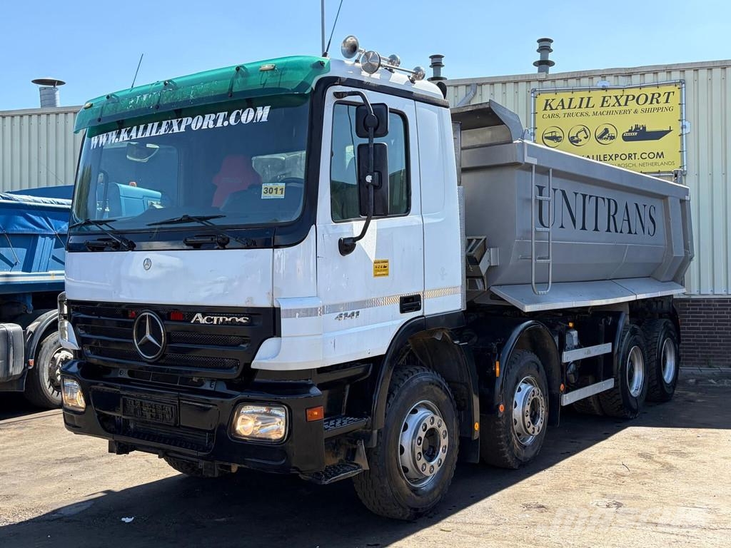 Mercedes-Benz Actros 4141 Kipper - 8x4 - V6 - Big Axles - Manual شاحنات قلابة