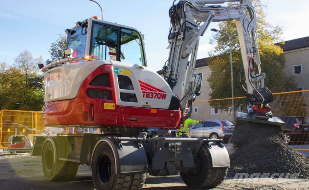 Takeuchi TB370 8tons hjulgrävare 3års garanti حفارات بعجل
