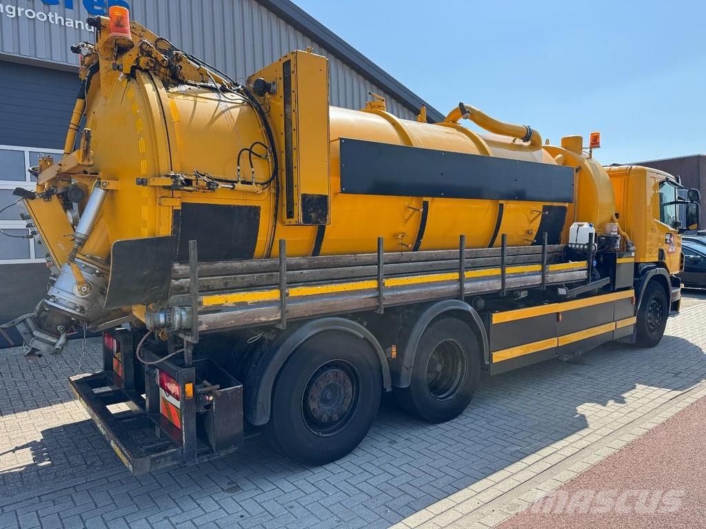 Scania P114-340 6x2 Saug- / Druck, Vacuum, 15.000 Ltr + C Camiones aspiradores/combi