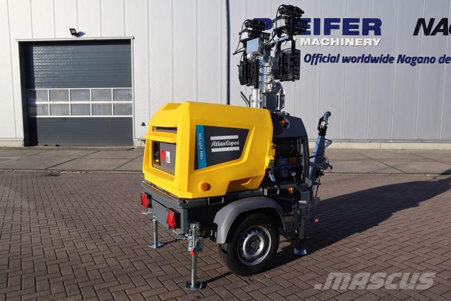 Atlas Copco Hilight H6+ Valid inspection, Max Boom Height 8m, أبراج خفيفة