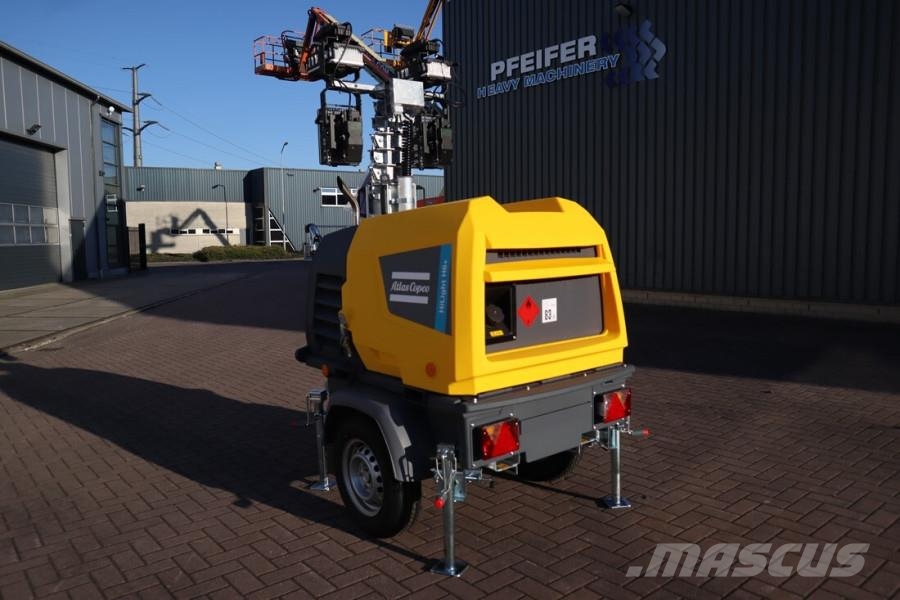 Atlas Copco Hilight H6+ Valid inspection, Max Boom Height 8m, أبراج خفيفة