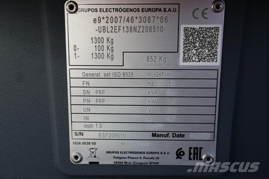Atlas Copco Hilight H6+ Valid inspection, Max Boom Height 8m, أبراج خفيفة