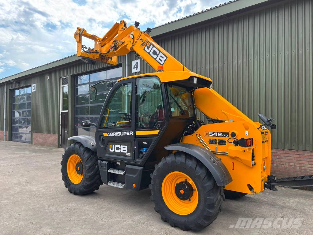 JCB 542-70 Agri super - 6 speed Teleskopiniai krautuvai žemės ūkiui