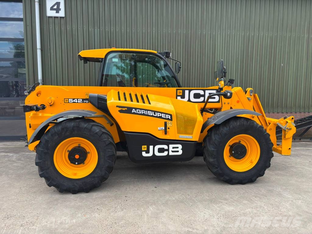 JCB 542-70 Agri super - 6 speed Teleskopiniai krautuvai žemės ūkiui