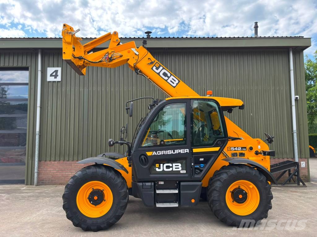 JCB 542-70 Agri super - 6 speed Teleskopiniai krautuvai žemės ūkiui