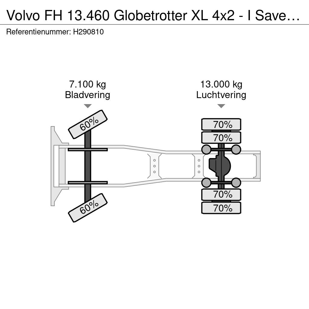 Volvo FH 13.460 Globetrotter XL 4x2 - I Save - 2x tank - 트랙터 유닛